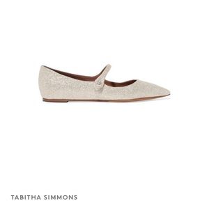 Tabitha Simmons Glitter Flats Sz 9.5